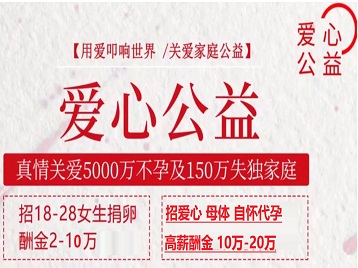 灵璧捐卵助孕生子 爱心志愿者招募